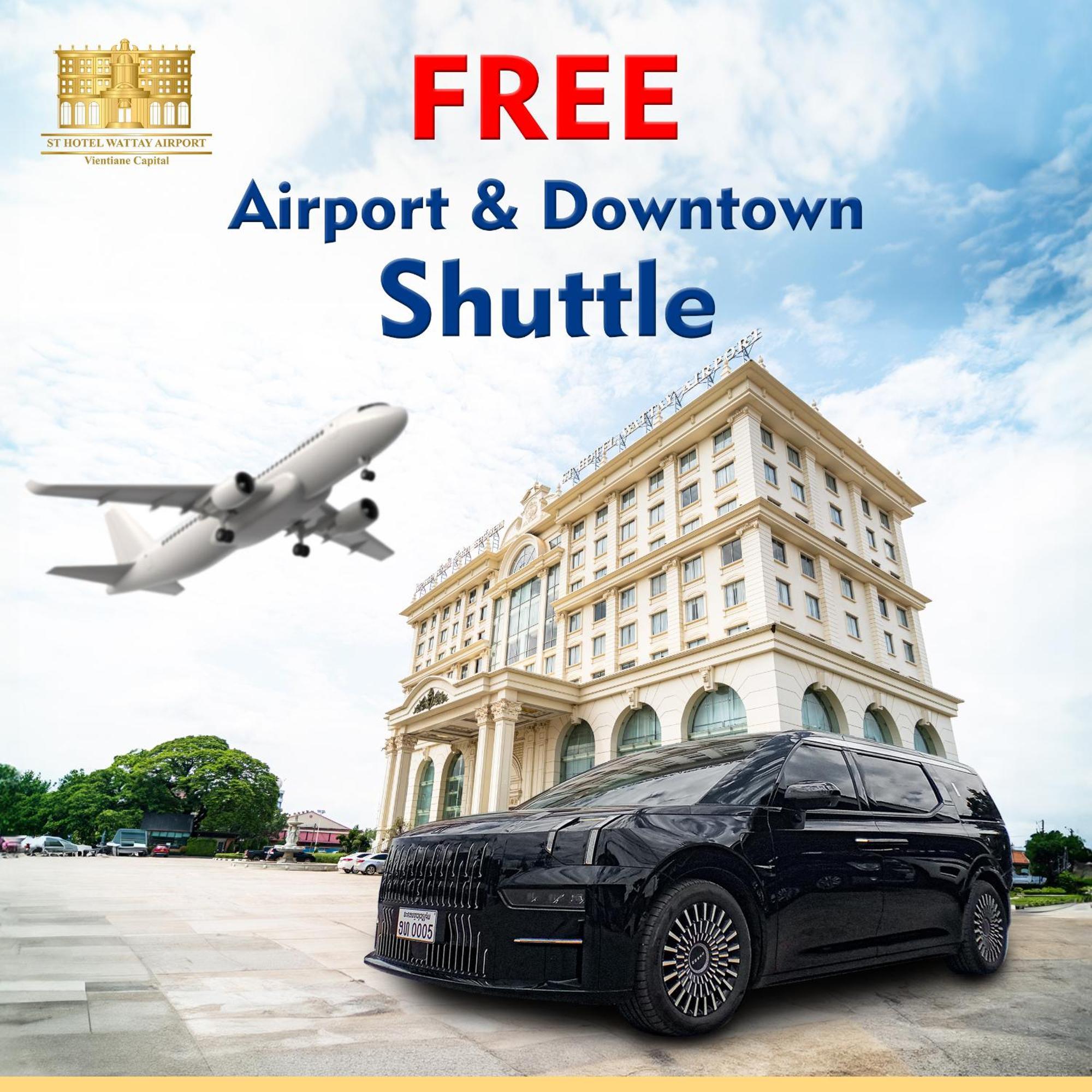 St Hotel Wattay Airport Vientiane Eksteriør billede